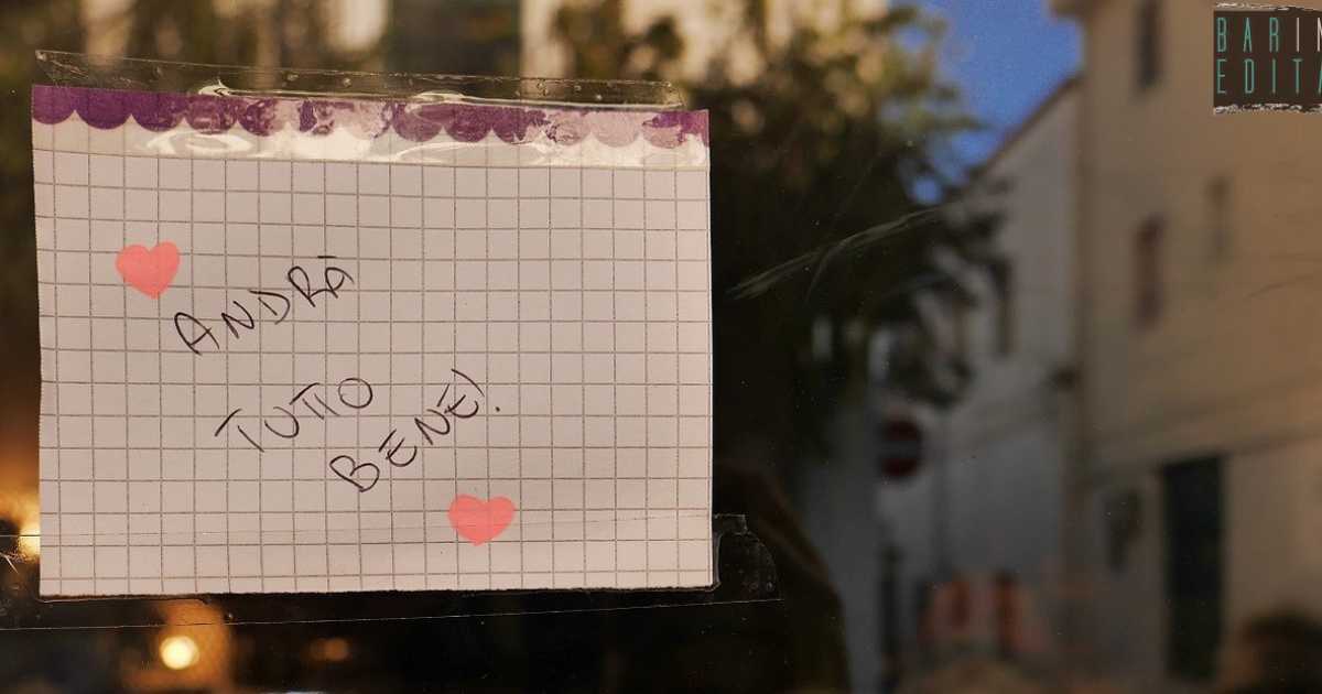 "Andr� tutto bene": due fratellini tappezzano Bari con un messaggio di speranza